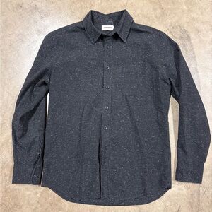 Taylor Stitch Black Speckled Button-Down Shirt
